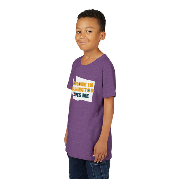 Someone in Washington Loves Me Premium Soft Kids Tee