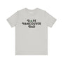 Dope Vancouver Dad premium soft tee with playful marijuana leaf graphic replacing 'O' in 'Dope'.