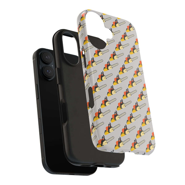 The Log Life Chainsaw Tough Phone Case