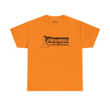 Orange Homegrown in the Northwest athletic tee featuring a rugged axe design, celebrating PNW spirit and resilience.
