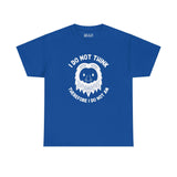 Blue Sasquatch tee with 