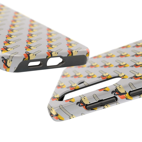 The Log Life Chainsaw Tough Phone Case