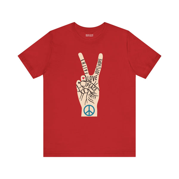 Power in Peace Hand Premium Soft Tee