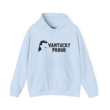 Light blue hoodie with 