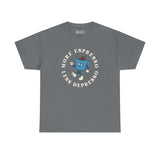 Gray athletic tee with 