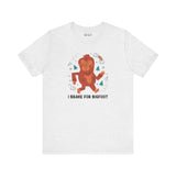 I Brake for Bigfoot Soft Tee Show your playful side and love for local folklore with our 