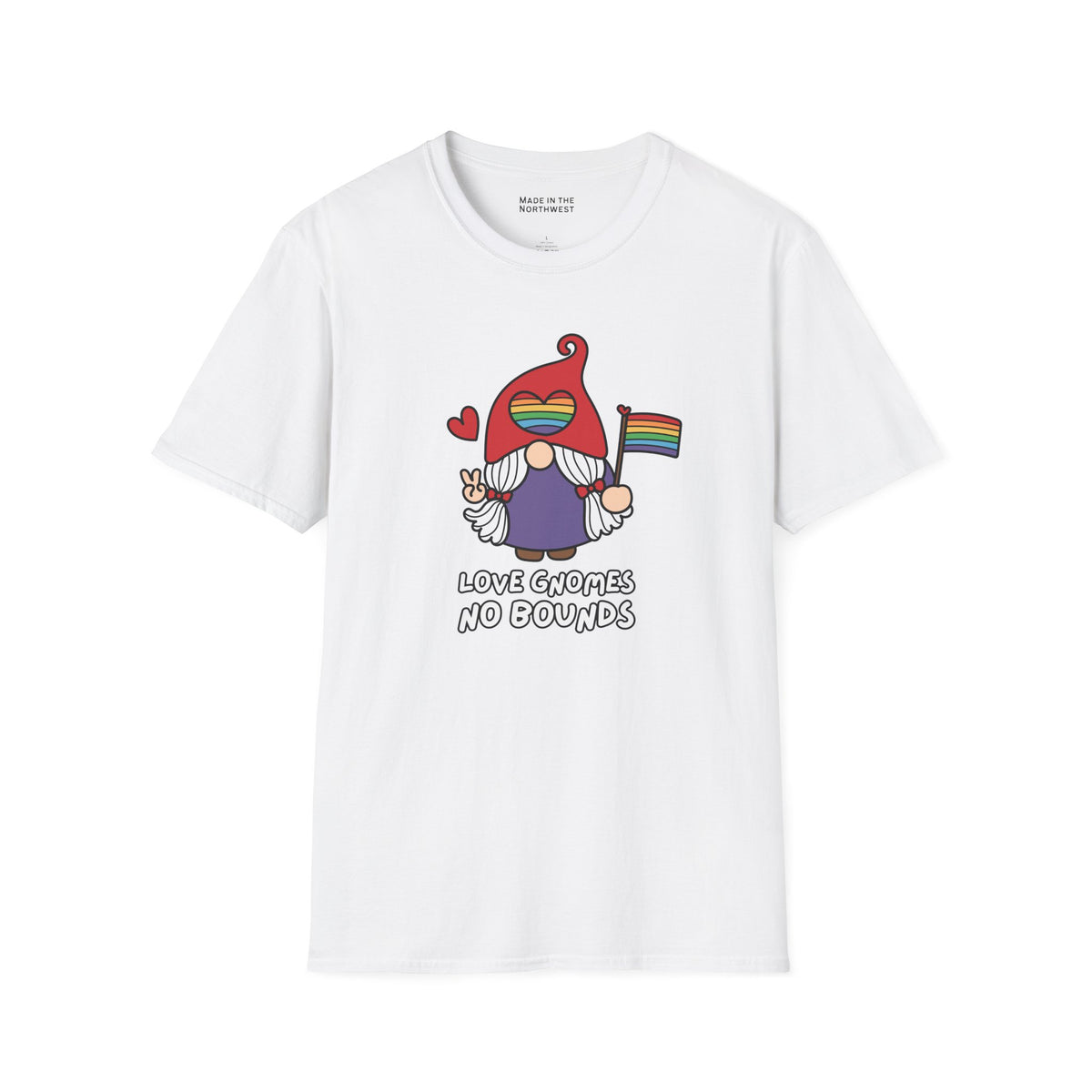 Love Gnomes No Bounds T Shirt