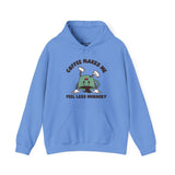 Blue hoodie with 