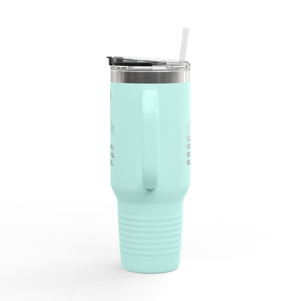 Ask Believe Receive Repeat Insulated Travel Tumbler 40 oz.