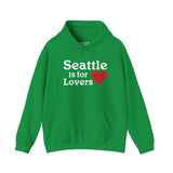 Green hoodie with 