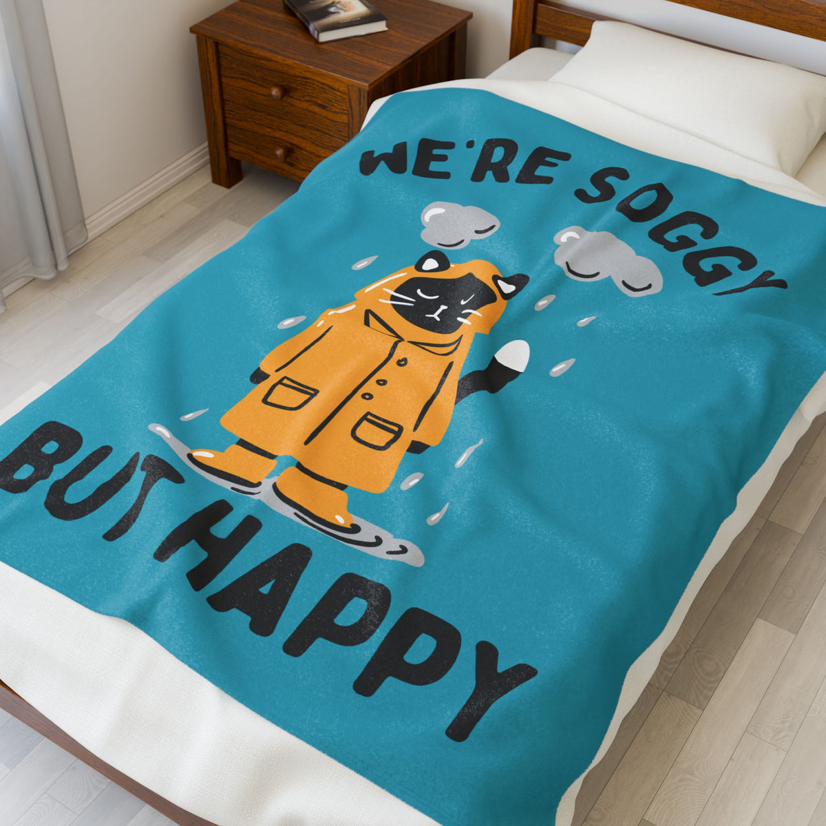 We're Soggy But Happy in the PNW Lightweight Cozy Blanket