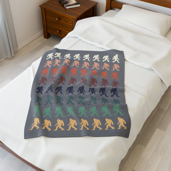 Pride of the Bigfoots Vintage Style Lightweight Cozy Blanket