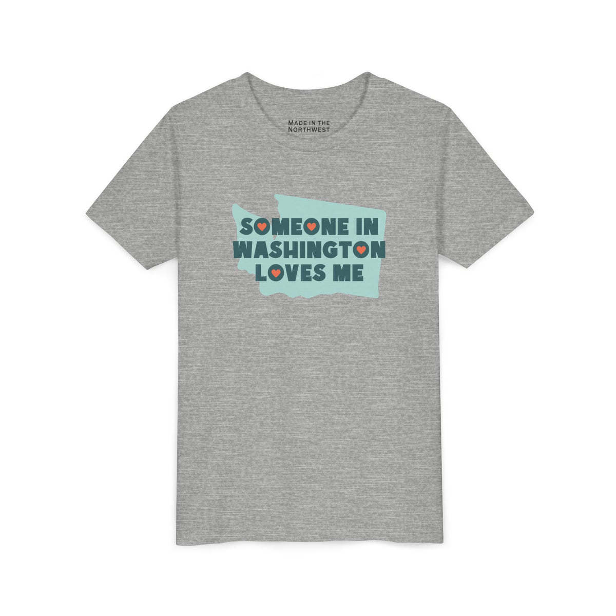 Someone in Washington Loves Me Premium Soft Kids Tee