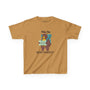 Hike the Northwest kids t shirt featuring a bear with a backpack and map for outdoor adventures.