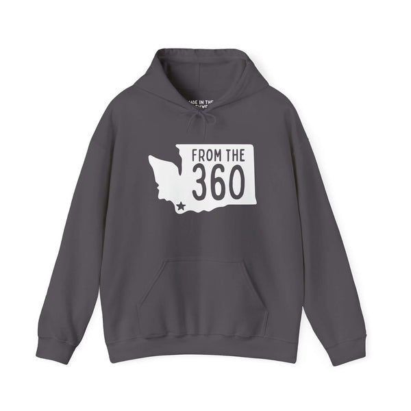 "From the 360 Hoodie with Washington State Silhouette and Vancouver Star"