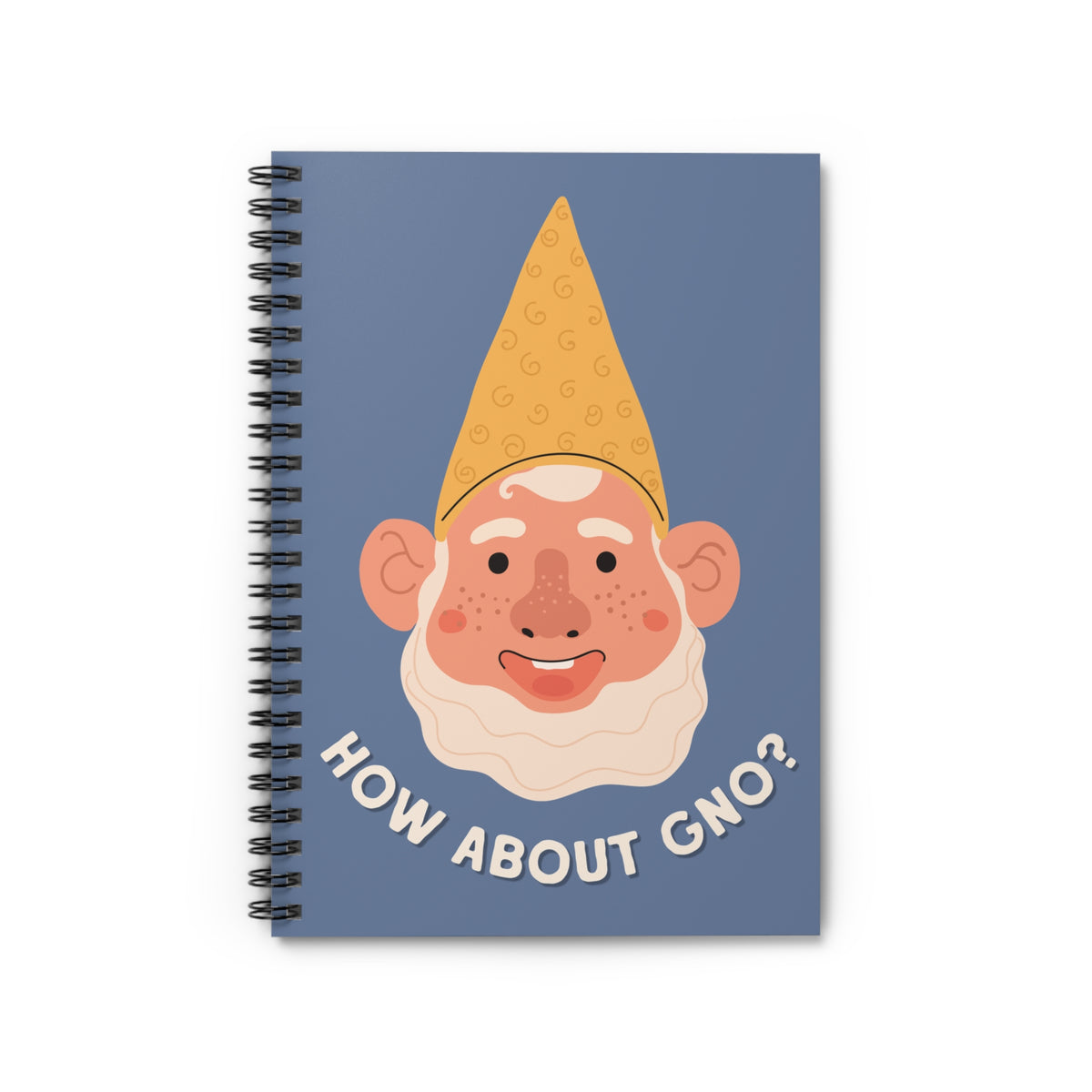 How About Gno Silly Gnome Spiral Notebook