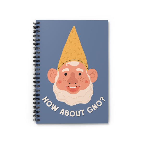 How About Gno Silly Gnome Spiral Notebook