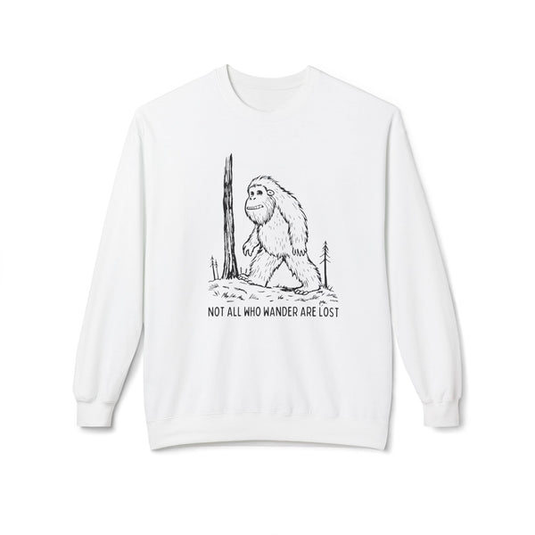 Not All Who Wander Are Lost Bigfoot Softstyle Midweight Sweatshirt