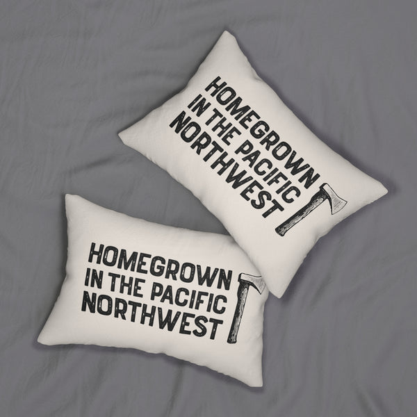Homegrown in the Northwest PNW Lumbar Accent Pillow