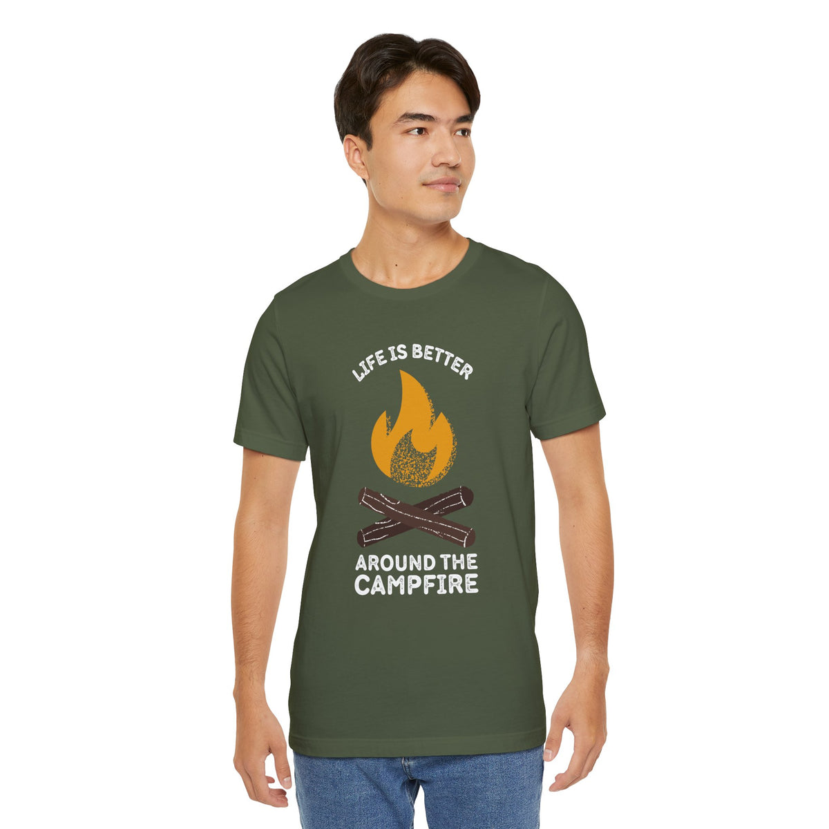 Cozy Campfire Chronicles Premium Soft Tee