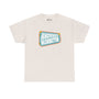 Retro Vancouver Washington sign tee featuring vintage 50s design and bold colors on a light-colored t-shirt.