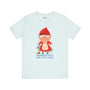 Gnomebody Puts Baby in the Corner premium soft tee featuring an adorable gnome design and playful text.