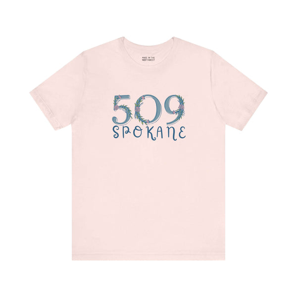 509 Floral Area Code Premium Soft Tee