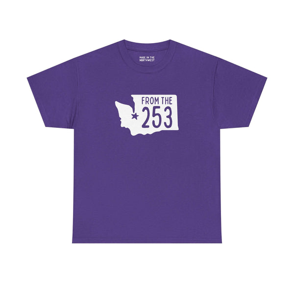 Purple From the 253 Washington State Athletic Tee featuring Tacoma star design.