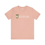 Premium soft tee with 'Let's Get Lost' design, perfect for adventure seekers and outdoor enthusiasts.