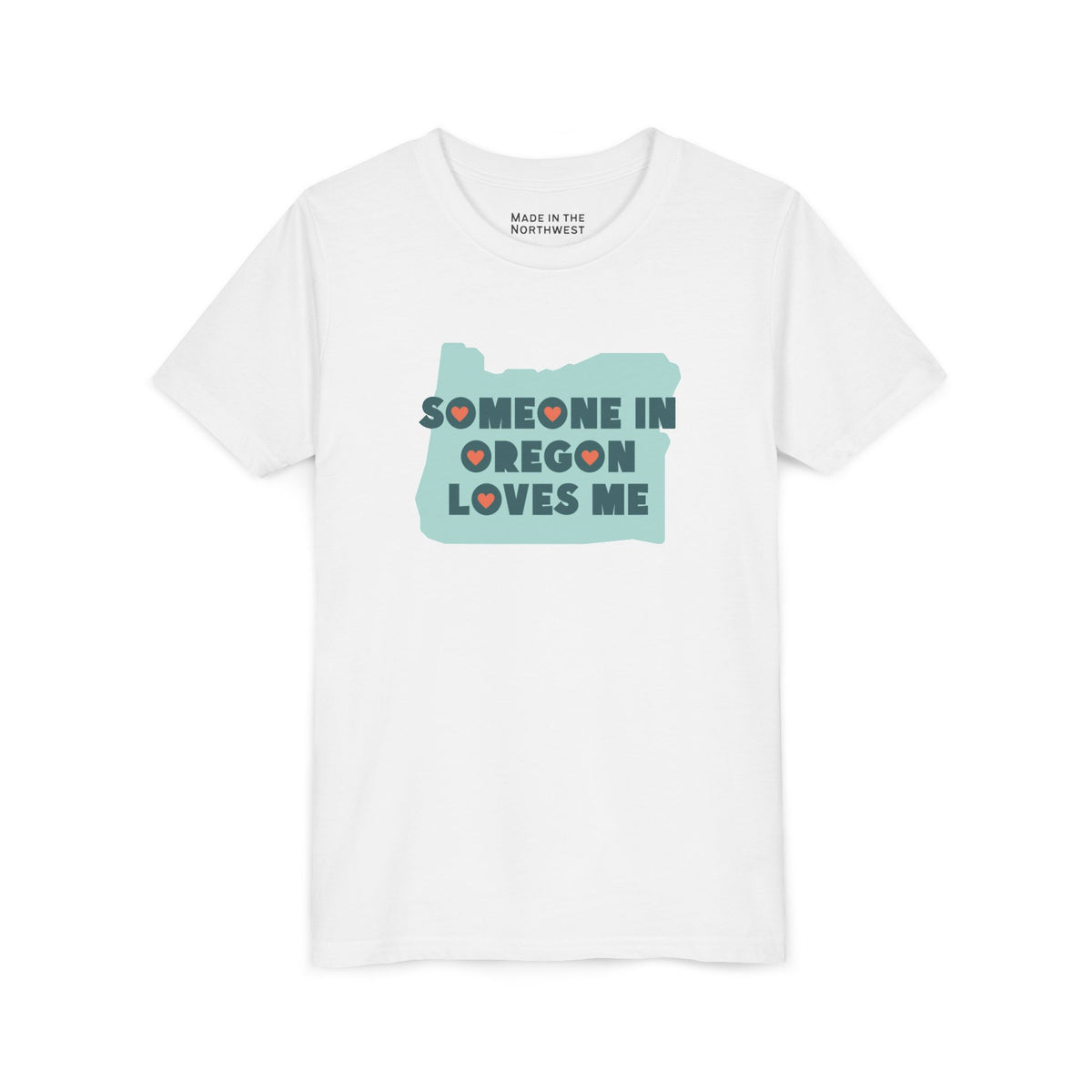Someone in Oregon Loves Me Premium Soft Kids Tee