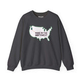 Evergreen is Where It's At Sweatshirt Show your love for the Pacific Northwest with our exclusive 