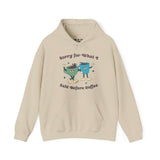 Beige hoodie with 