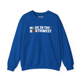 Blue Northwest Woodlands sweatshirt with 