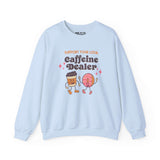 Light blue sweatshirt with 