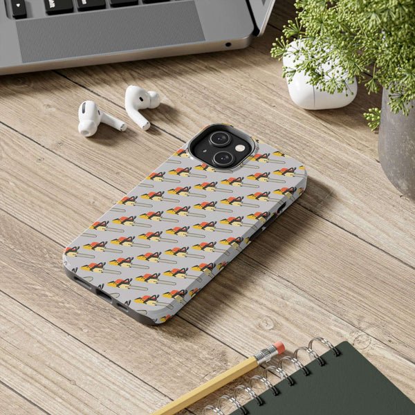 The Log Life Chainsaw Tough Phone Case