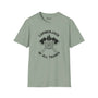Lumberjack of All Trades softstyle t-shirt with crossed axes and tree design, perfect for hardworking individuals.