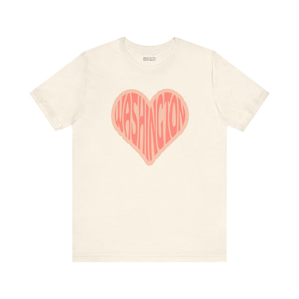 Washington State of Mind Heart Premium Soft Tee