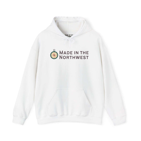 Made in the Northwest Hoodie featuring exclusive compass logo, perfect for showcasing Pacific Northwest pride.
