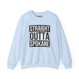 Light blue sweatshirt with 