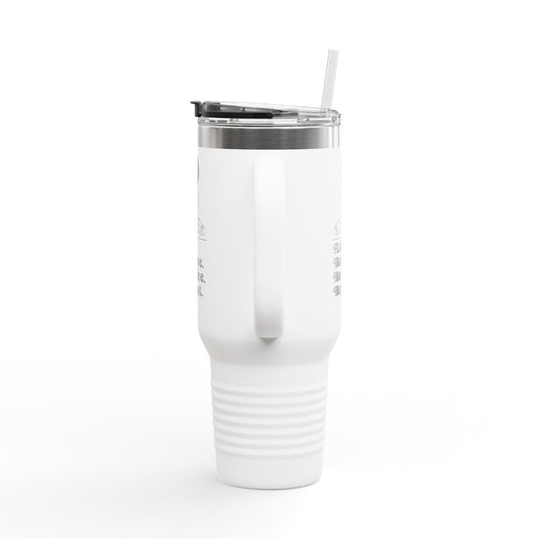 Ask Believe Receive Repeat Insulated Travel Tumbler 40 oz.