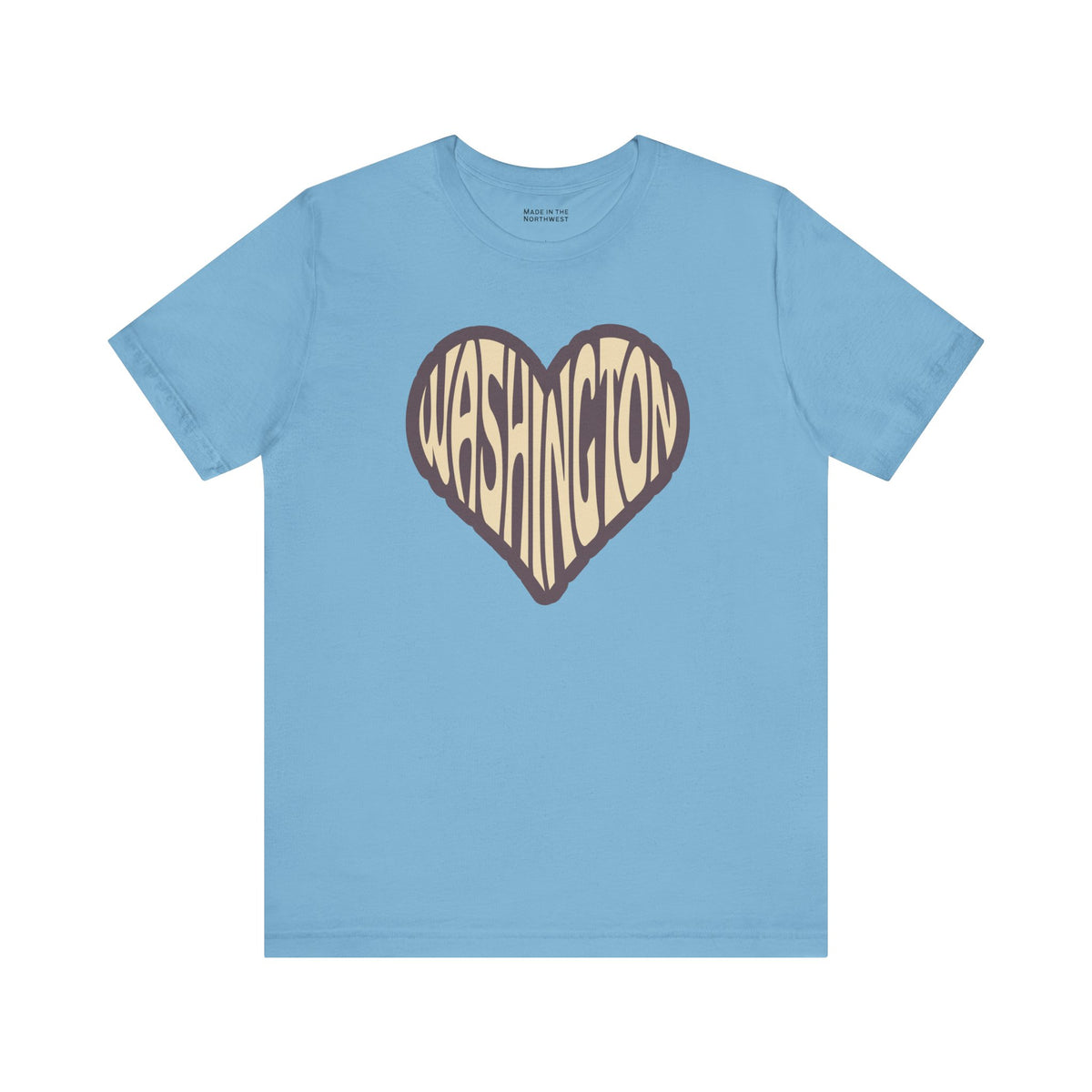 Washington State of Mind Heart Premium Soft Tee