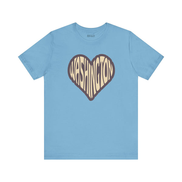 Washington State of Mind Heart Premium Soft Tee