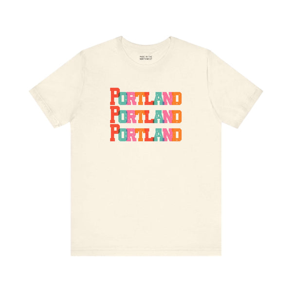 Bold and Bright Portland Trio Premium Soft Tee