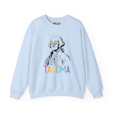 Light blue sweatshirt with 