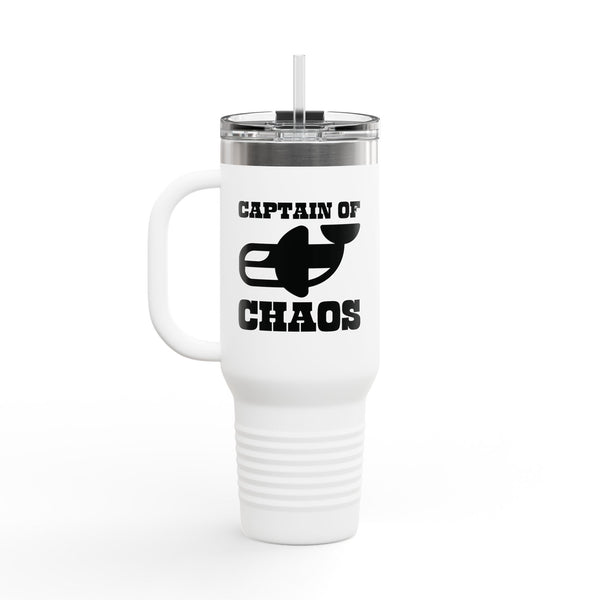 Captain of Chaos Orca Insulated Travel Tumbler 40 oz.
