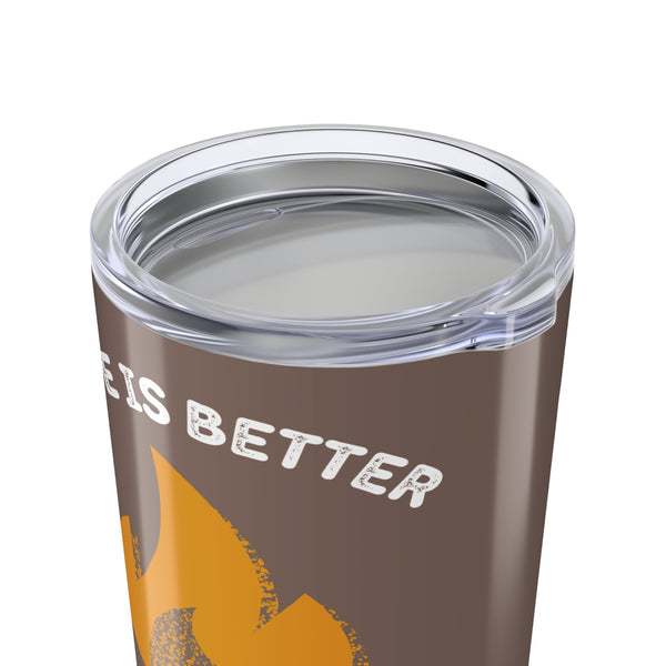 Cozy Campfire Chronicles Stainless Coffee Tumbler 20 oz
