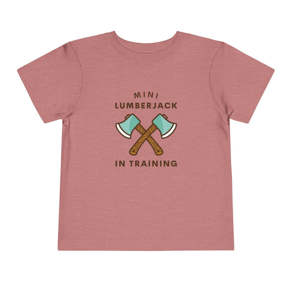 Mini Lumberjack in Training Premium Soft Toddler Tee