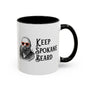 Keep Spokane Beard Ceramic Coffee Mug