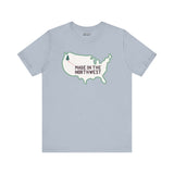 Evergreen is Where it's At Soft Tee Show your love for the Pacific Northwest with our exclusive 