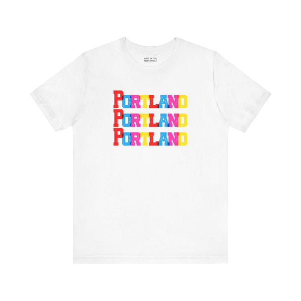 Bold and Bright Portland Trio Premium Soft Tee